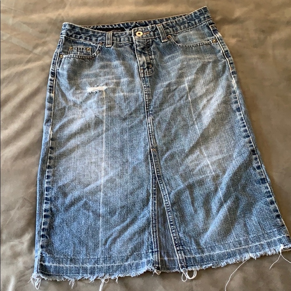 Light Denim Skirt